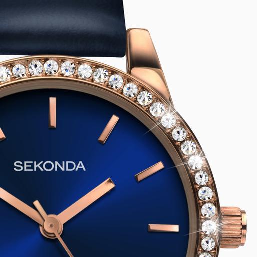Sekonda blue dial watch ladies sale